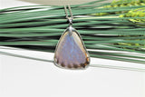 Real Morpho Thamyris v2, Silver Butterfly Necklace, Real Wing Necklace, Iridescent Butterfly Necklace, Lepidoptera Necklace, Entomology,