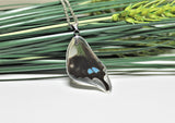 Real Purple Spotted Swallowtail Wing v2, Butterfly Wing Pendant Necklace, Graphium Weiskei, Butterfly Wing Necklace, wing Encased in Resin