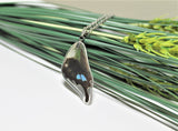 Real Purple Spotted Swallowtail Wing v2, Butterfly Wing Pendant Necklace, Graphium Weiskei, Butterfly Wing Necklace, wing Encased in Resin