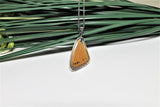 Spotted Lilac Tree Nymph, Butterfly Wing Pendant Necklace, Sevenia pechueli, Butterfly Wing Necklace, wing Encased in Resin, Zoology, Wing