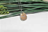 Spotted Lilac Tree Nymph v2, Butterfly Wing Pendant Necklace, Sevenia pechueli, Butterfly Wing Necklace, wing Encased in Resin, Zoology