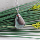 Leprieur's Glory Upper Wing Necklace, Butterfly Wing Necklace, Callithea Leprieuri, Entemology, Wing Encased in Resin, Preserved Butterfly