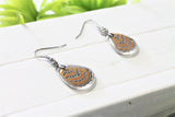 Spotted Lilac Tree Nymph v2, Butterfly Wing Earrings, Sevenia pechueli, Insect Earrings, Encased in Resin, Zoology, Entemology Earrings
