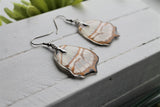 Malachite Wing Earrings v2, Butterfly Wing Earring, Insect Earrings, Wing Earring, Wing Encased in Resin, Preserved Wing, Entemology Jewelry