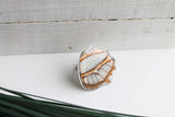 Malachite Wing Ring, Butterfly Wing Pendant Ring, Siproeta stelenes, Butterfly Wing Ring, Insect Ring, wing Encased in Resin, Preserved Wing