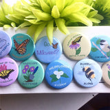 Hardcore Gardener Pinback Button, Magnet or Button, 1.5 Inch Button, Gardener Button, Plant Lady Pin, Nature Lover, Flowers, Master Gardener