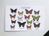Butterfly Field Guide, South Western Ontario, Butterflies of Canada, Watercolour, Wall Art, Butterfly Lover, Lepidoptera